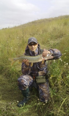 Первая рыбалка на хуторе Дмитриевском, Воронежская область.