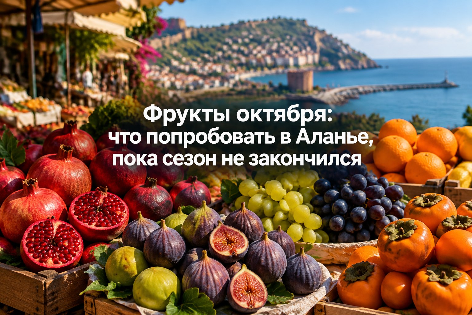 Фрукты осени в Аланье