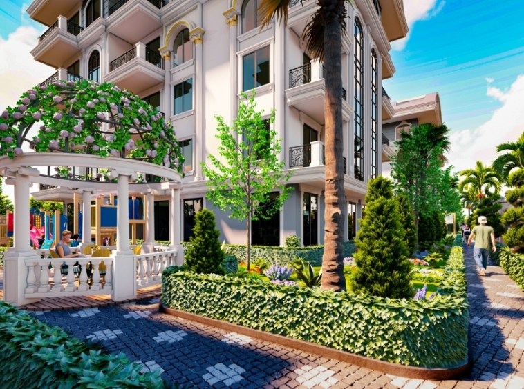 Новые апартаменты 1+1 и 3+1 в Оба - Алания