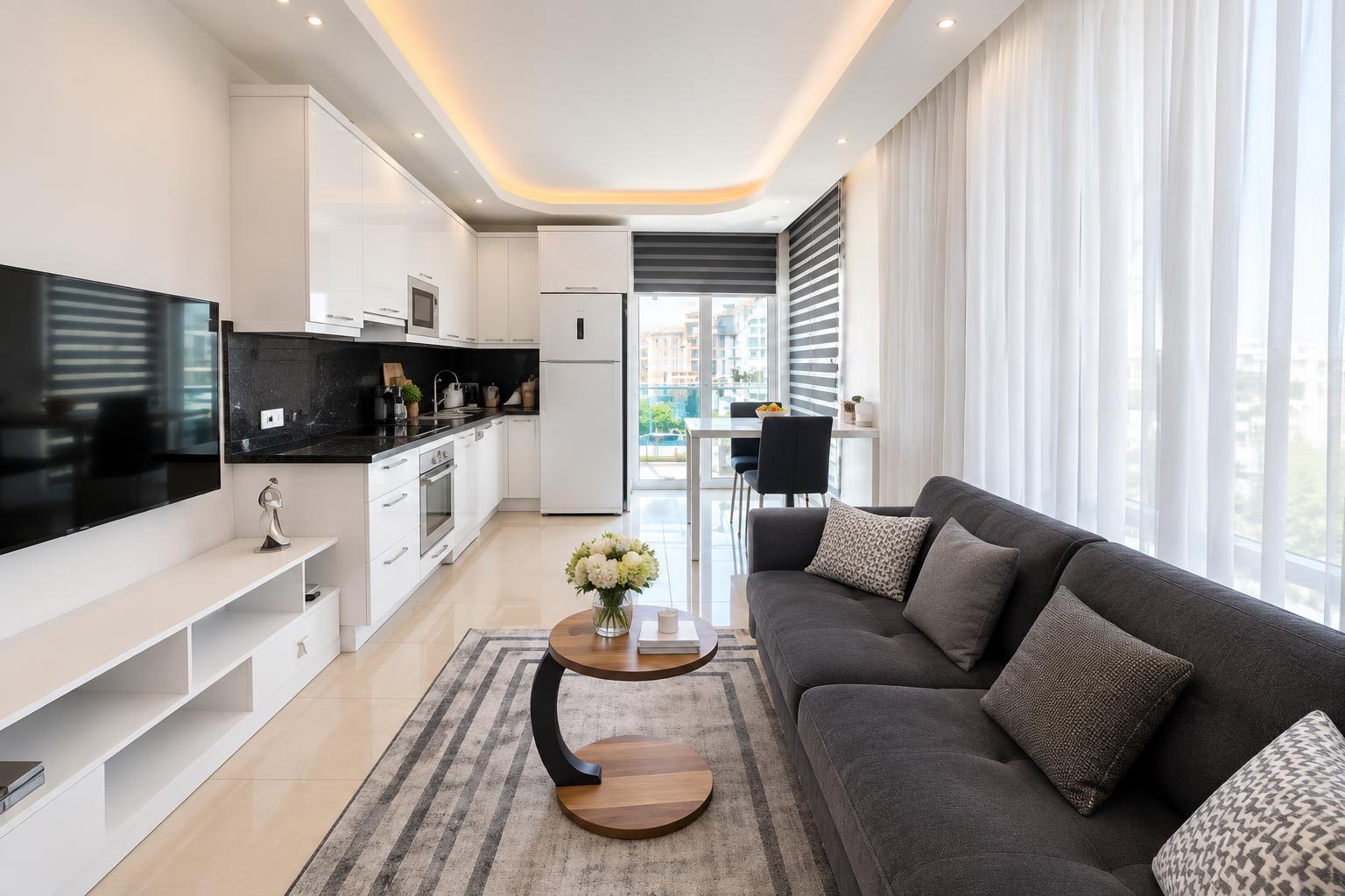 Квартира 1+1 в Yekta Blue, Махмутлар