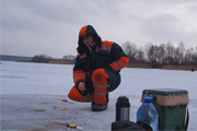 Отчет о первой зимней рыбалке в Новом 2014 году.